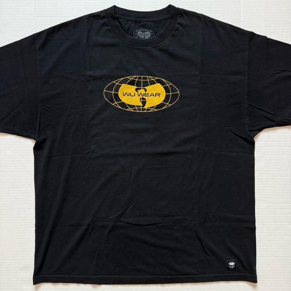 🔴Wu-Wear Shirt Size 2XL Black Yellow Wu-Tang Clan Gza U-God Masta Killa